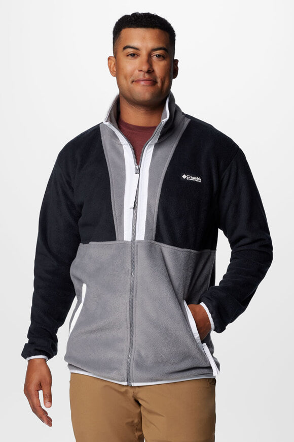 Backbowl II Fleecejacke - Black + Grey