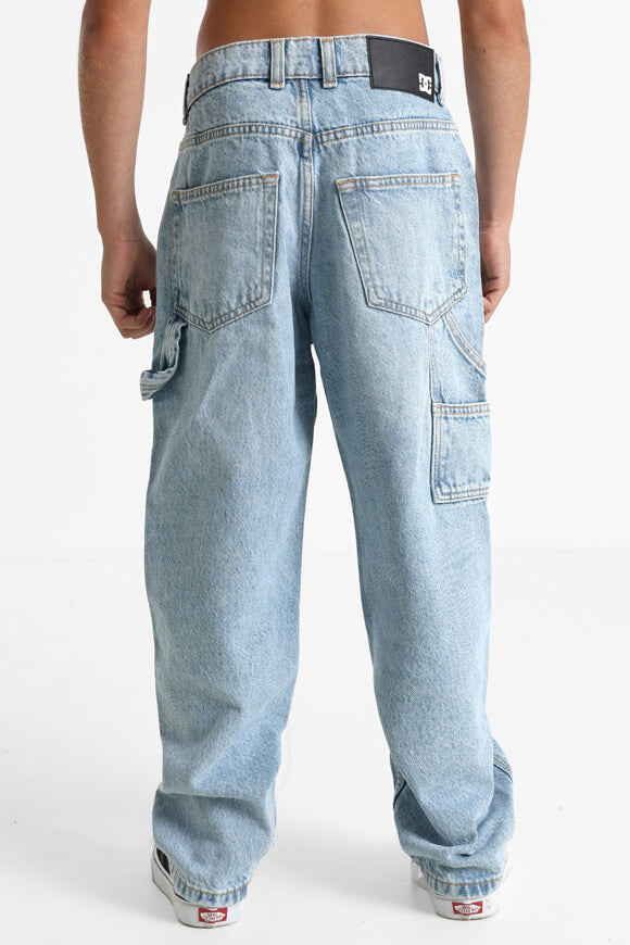 Worker Baggy Fit Carpenter Jeans - Indigo Light