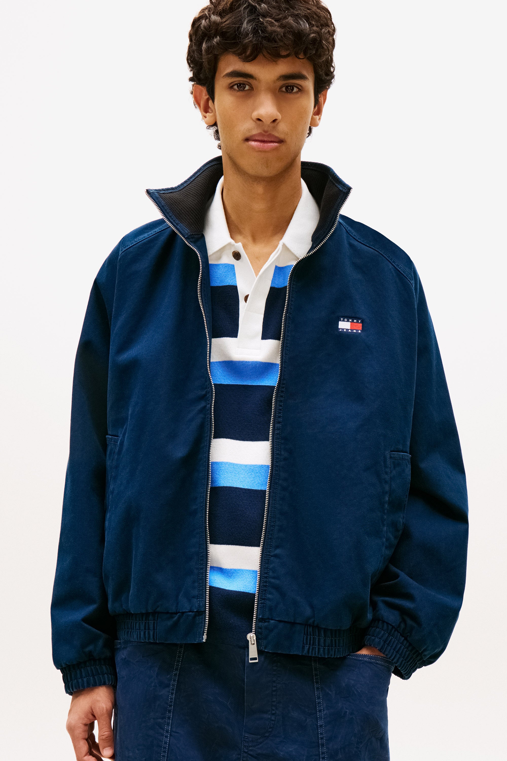 Leichte Jacke aus Twill - Dark Night Navy