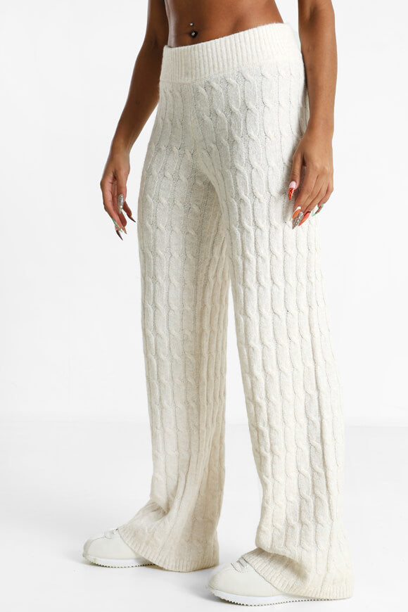 Strickhose - Hellbeige meliert