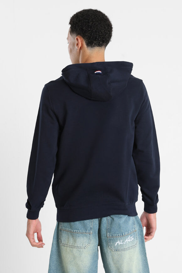 Felpa con cappuccio e zip - Navy