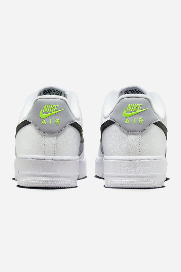 Air Force 1 '07 Sneaker - White + Black + Volt + Wolf Grey