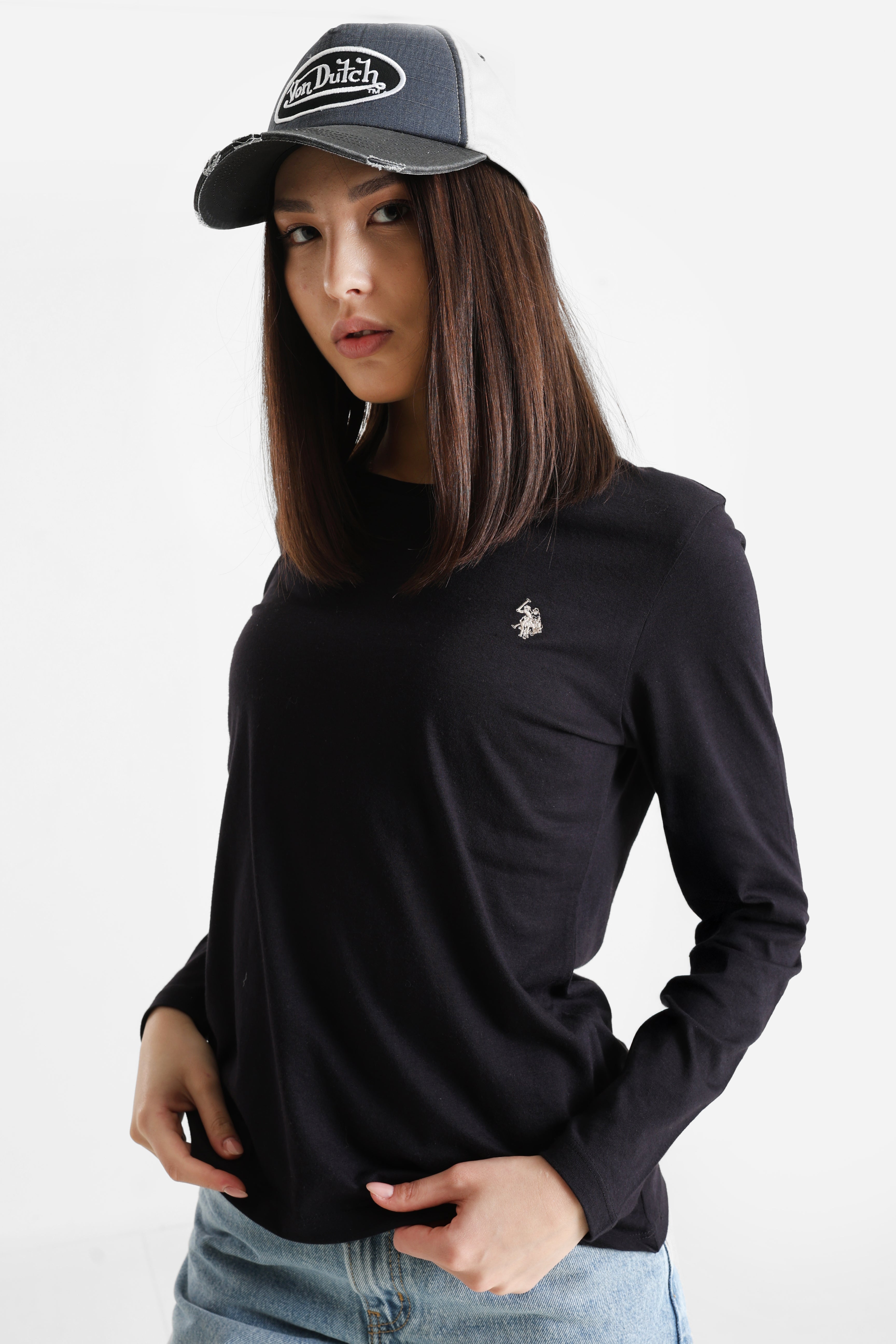 Camicia Bess a maniche lunghe - Nero