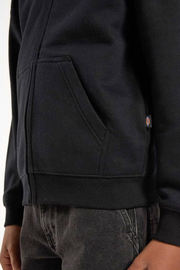 Kapuzensweatjacke - Black