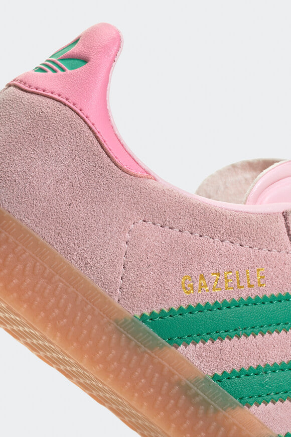 Gazelle Kids Sneaker - Clear Pink + Court Green