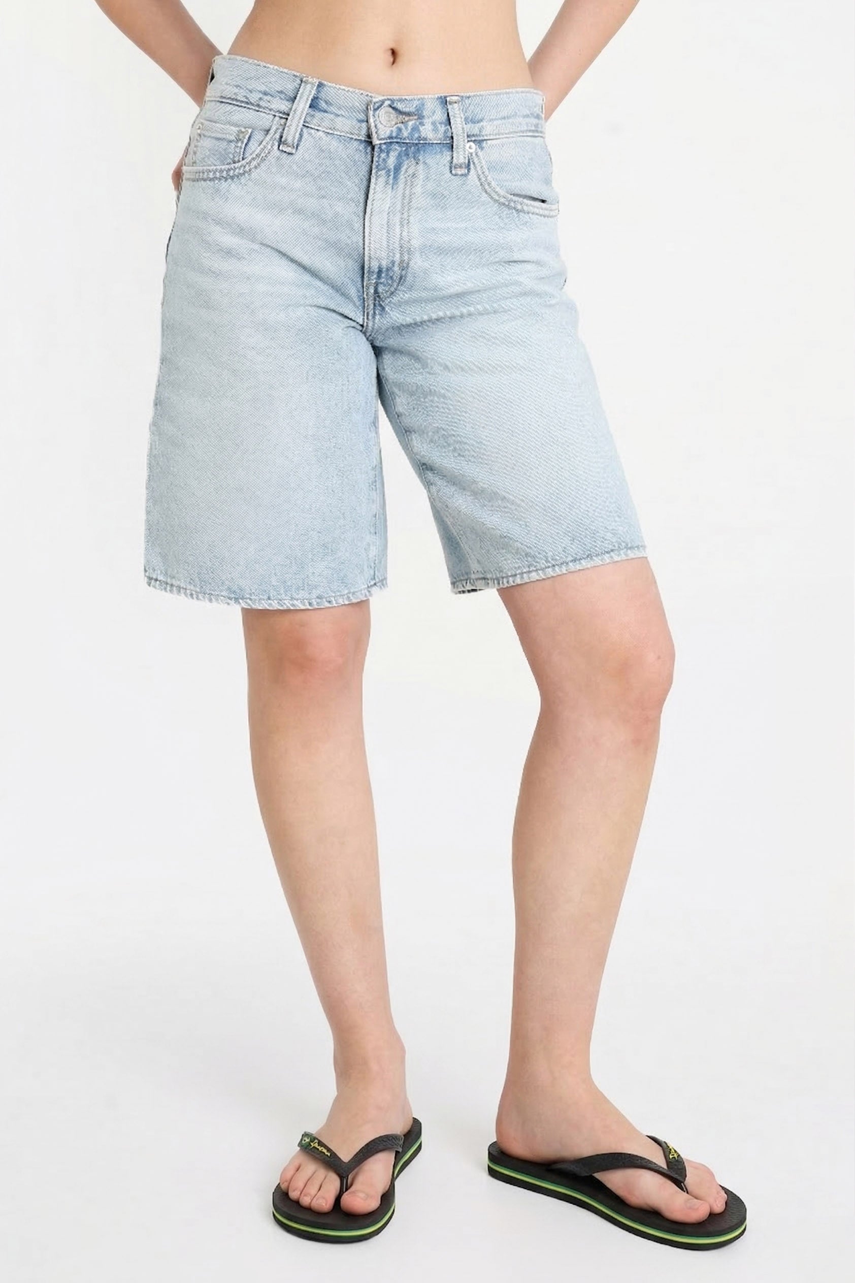 Baggy Jeansshorts - Abraided art