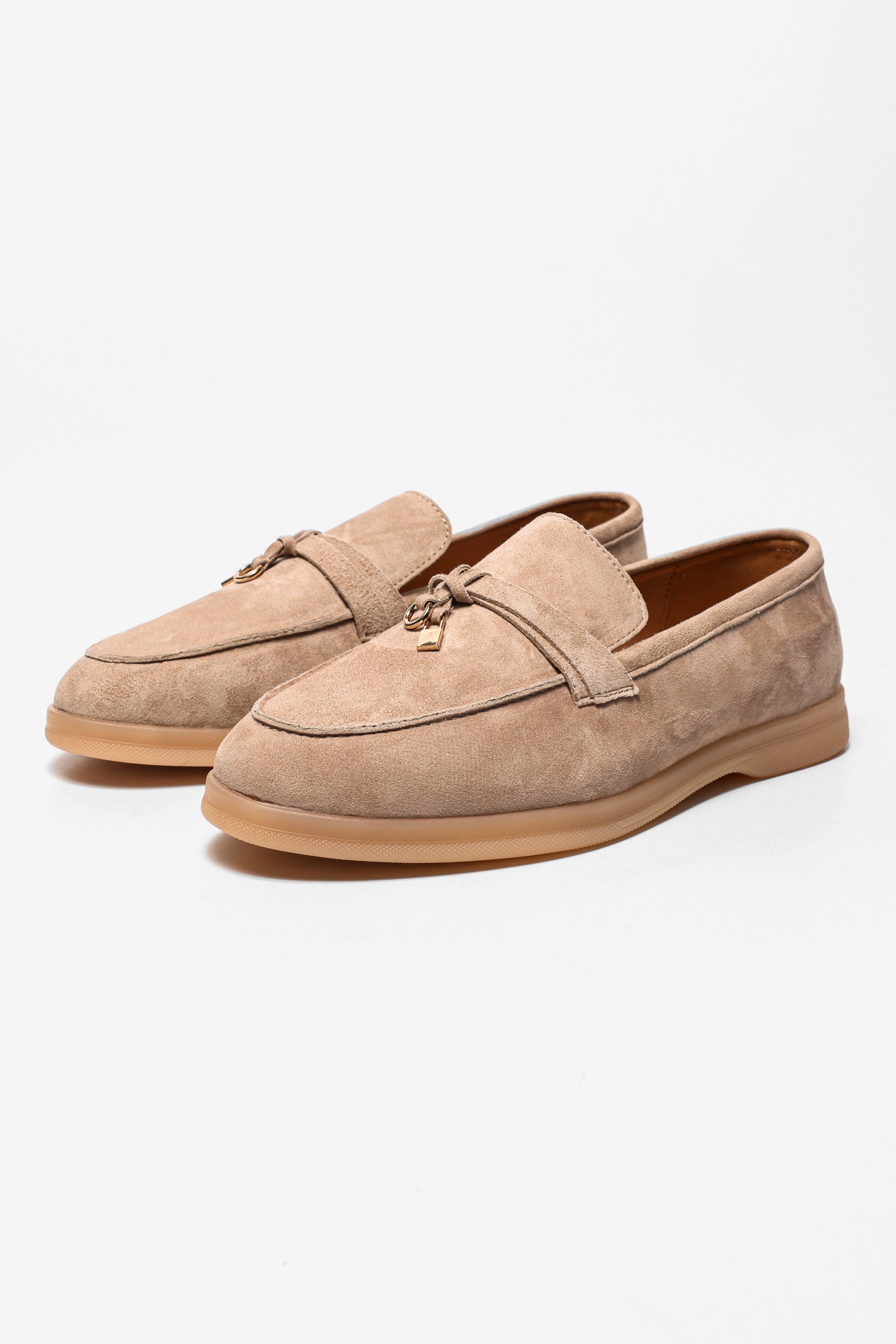 Wildleder Loafer - Cappuccino