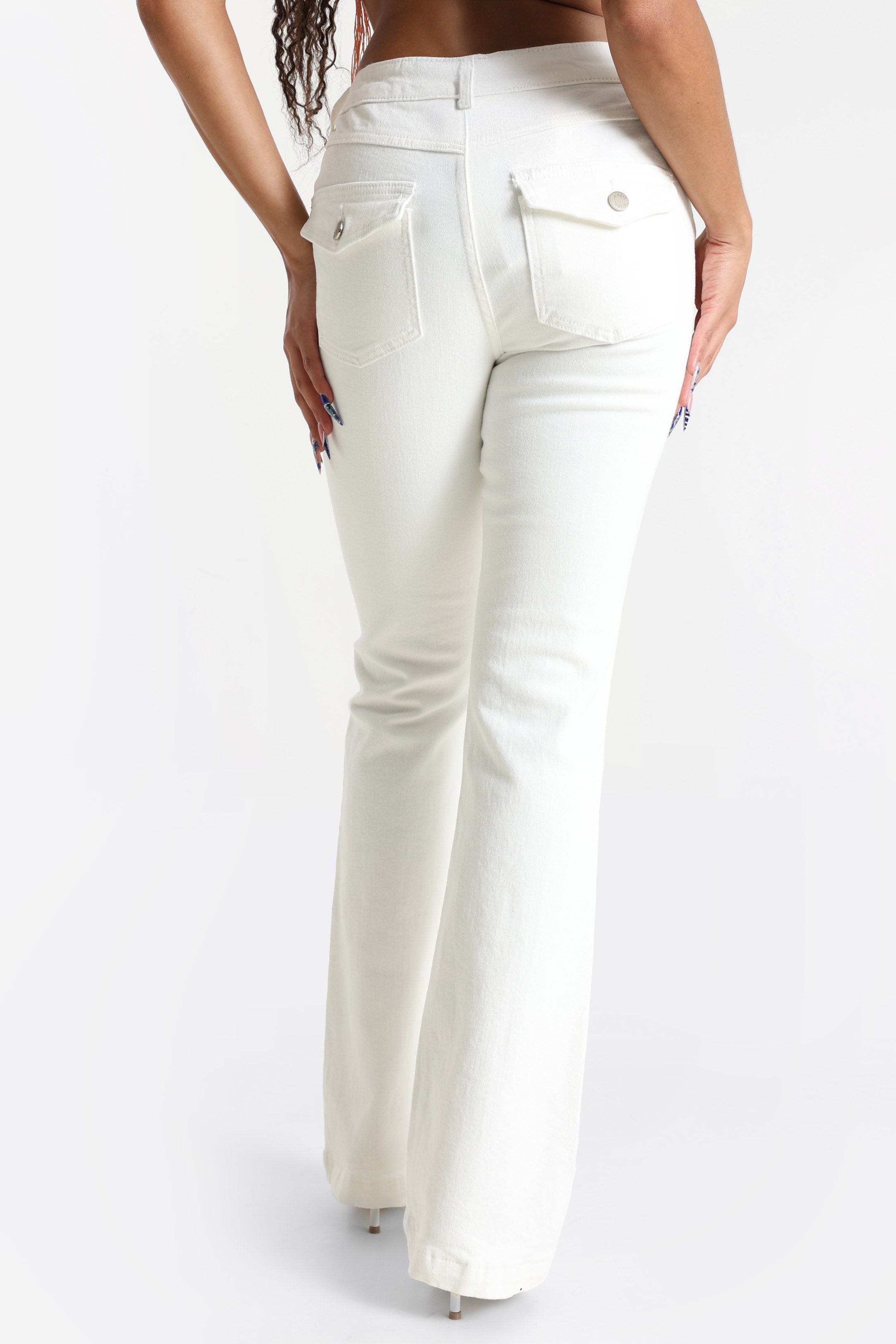 Flare Jeans - Offwhite