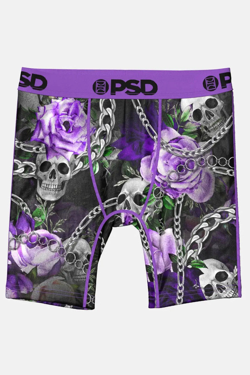 Skelly Hollow Dreierpack Boxershorts - Black + Red + Purple