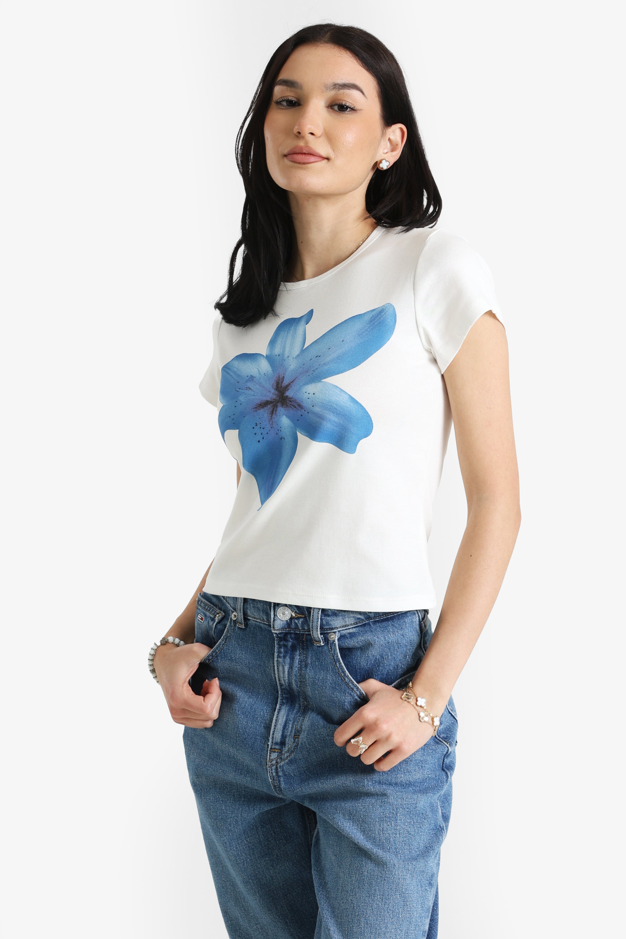 Crop T-Shirt - Ecru