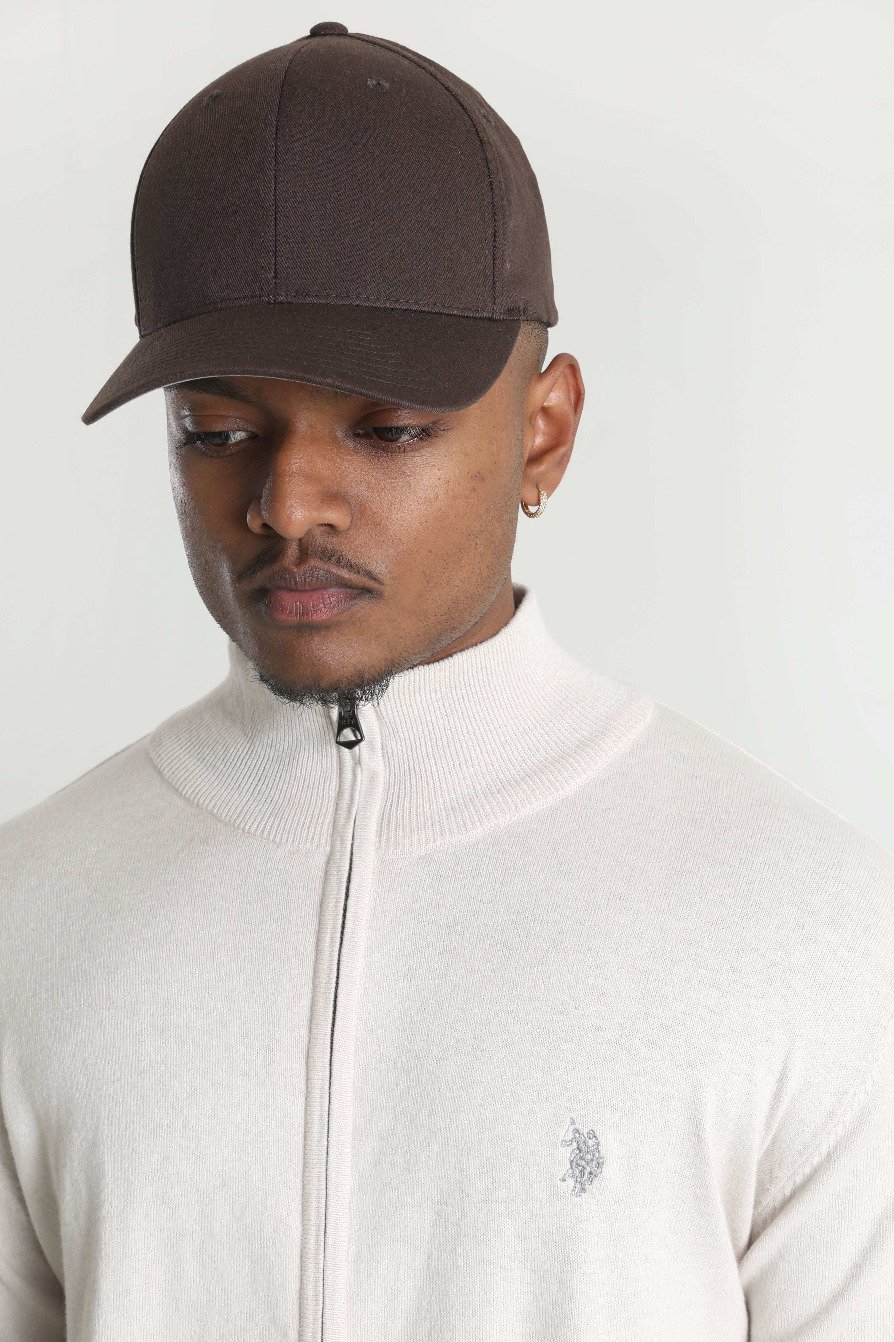 Leo Feinstrickjacke - Light Stone