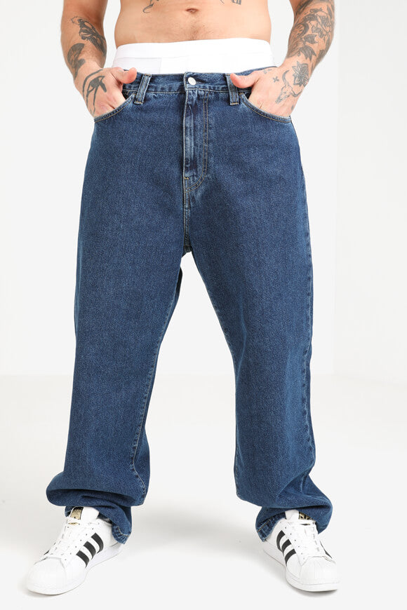Landon Loose Tapered Fit Jeans - Blue Stone Washed