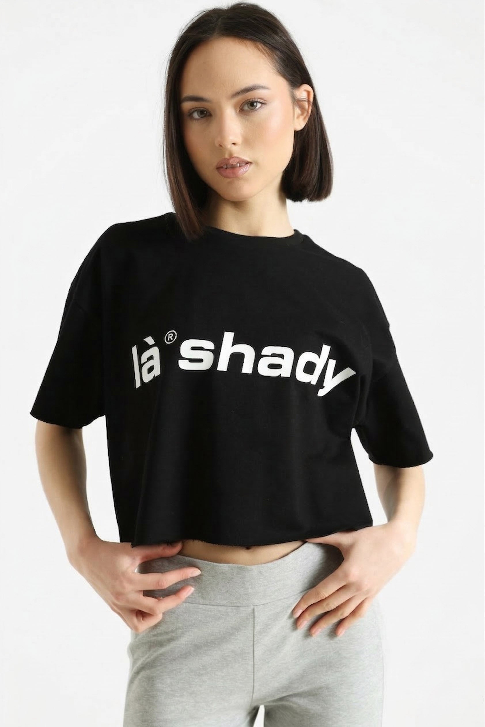 Oversize T-Shirt - Schwarz