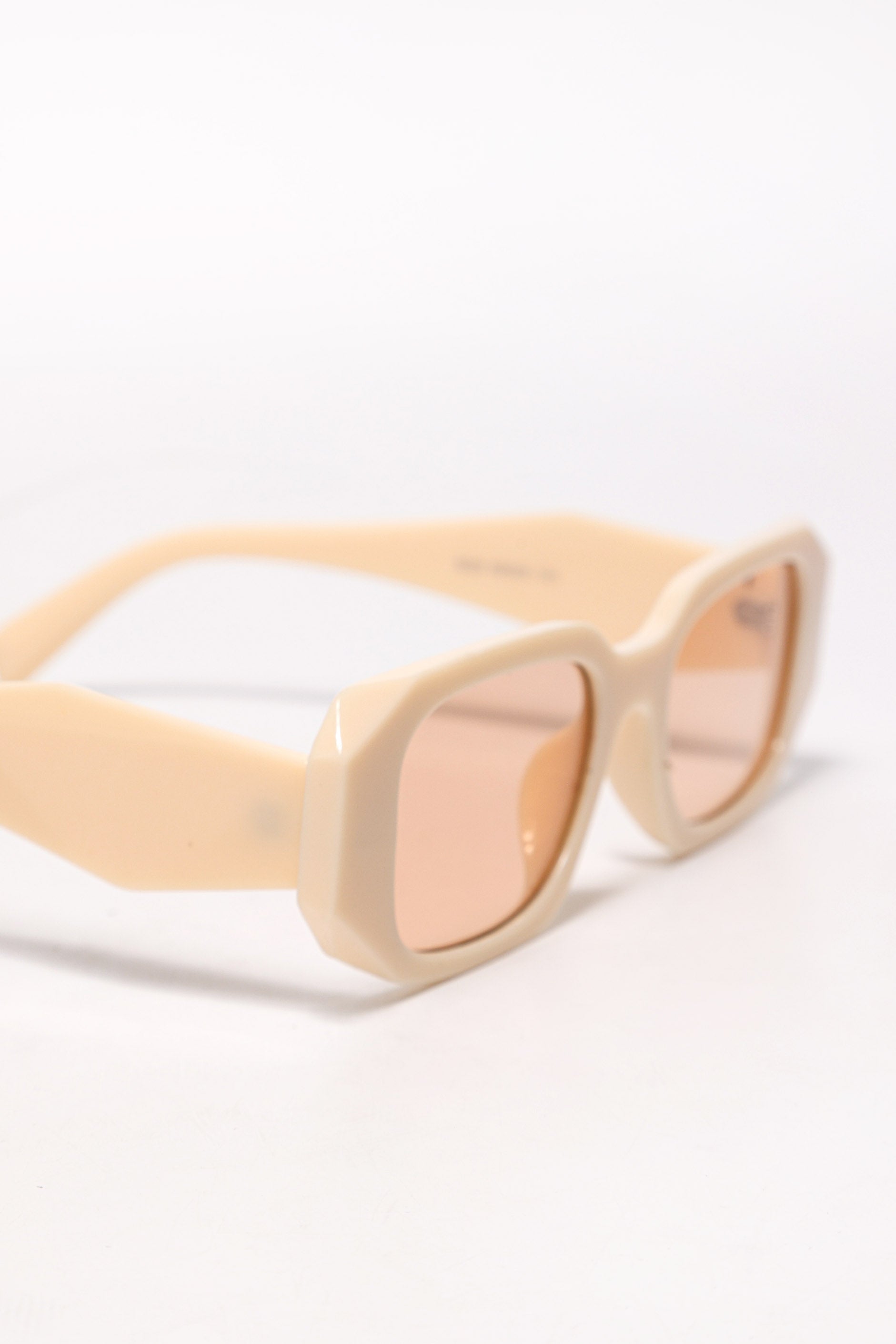 Brille - Beige + Brown