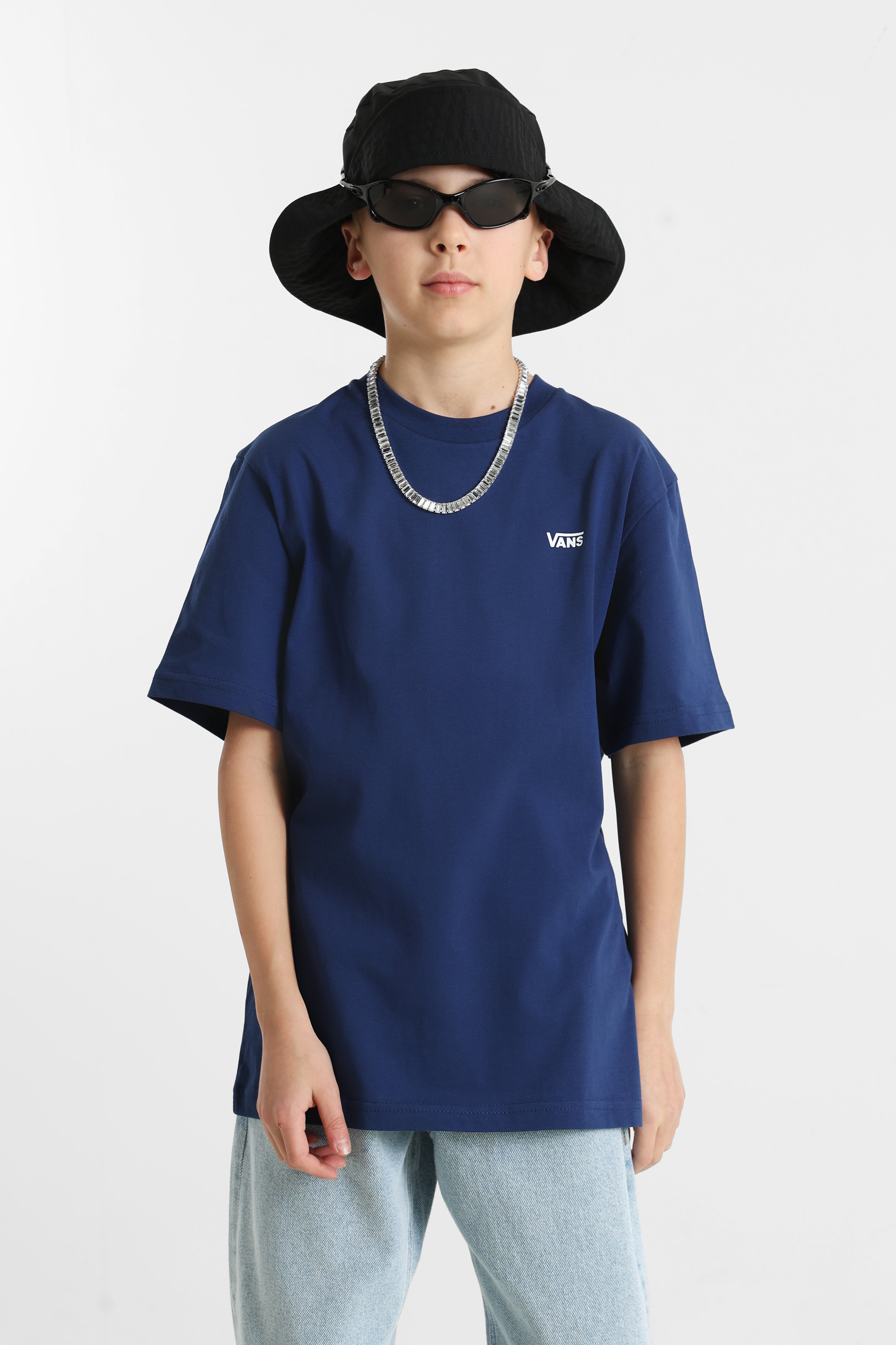 Left Chest T-Shirt - Deep Indigo