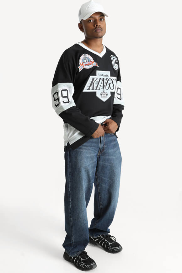 T-shirt structuré à manches longues - Black