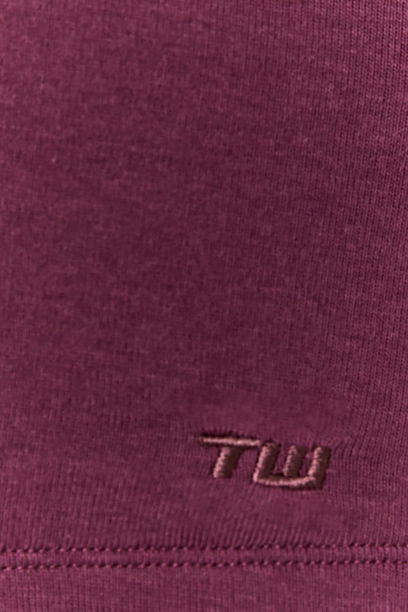 Crop Trägertop - Prune Purple