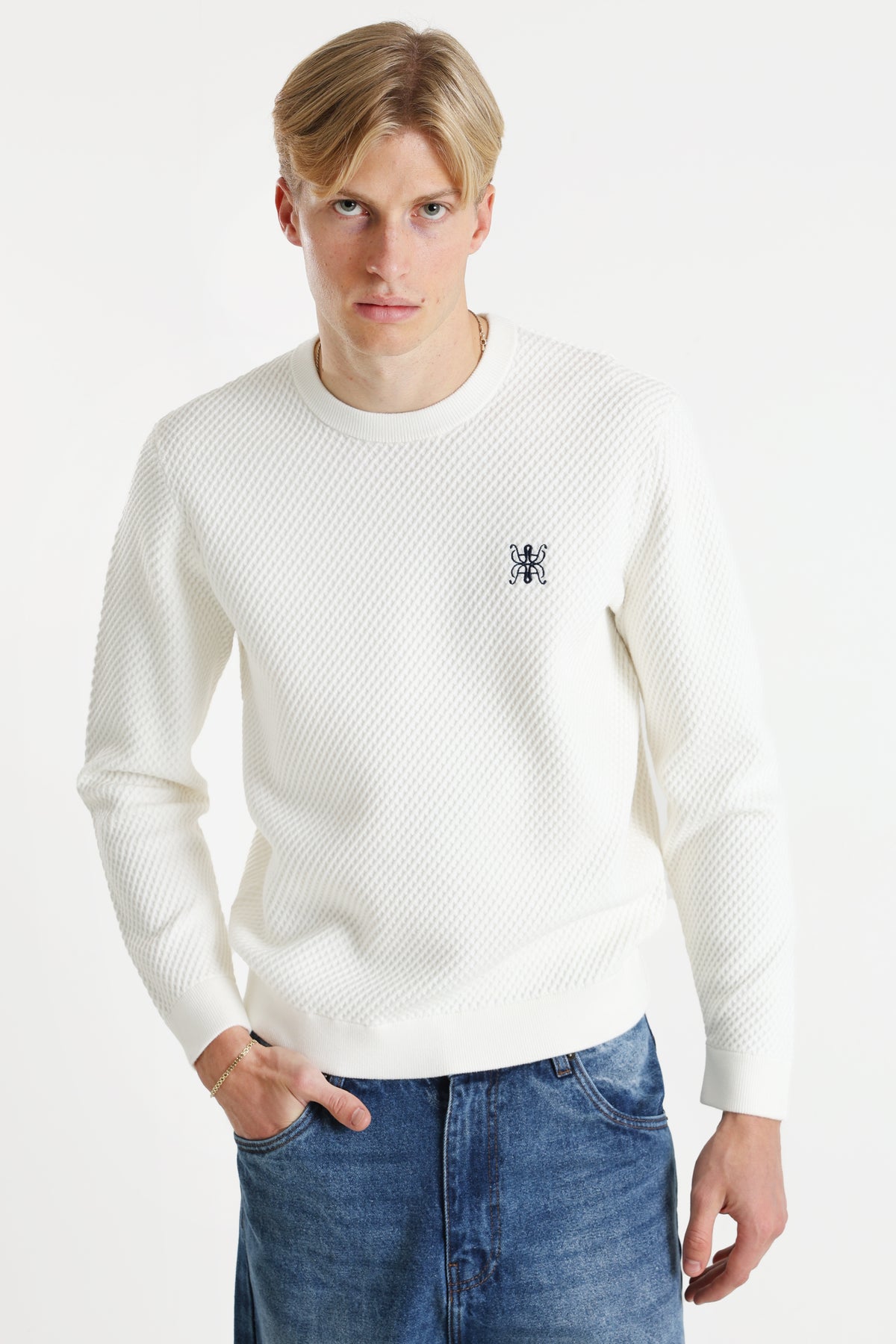 Pull en tricot - Ecru