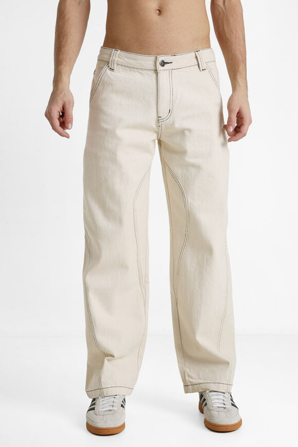 Baggy Jeans - Creme