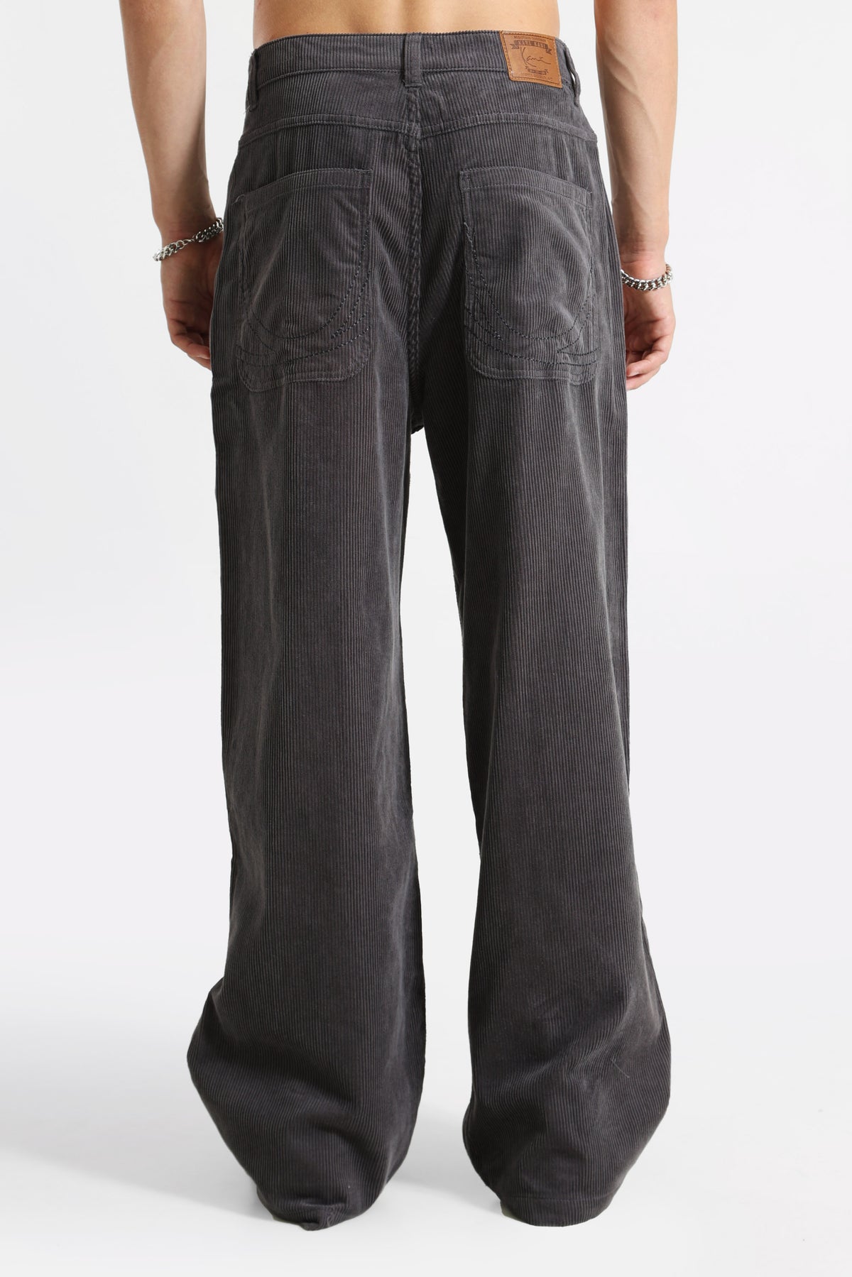Pantalon en velours côtelé - Dark Grey