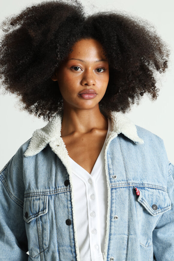 Veste en jean doublée '90s Trucker - Morning sunlight