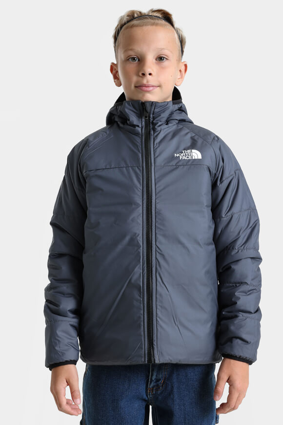 Perrito Leichte Wendejacke - Black + Dark Grey