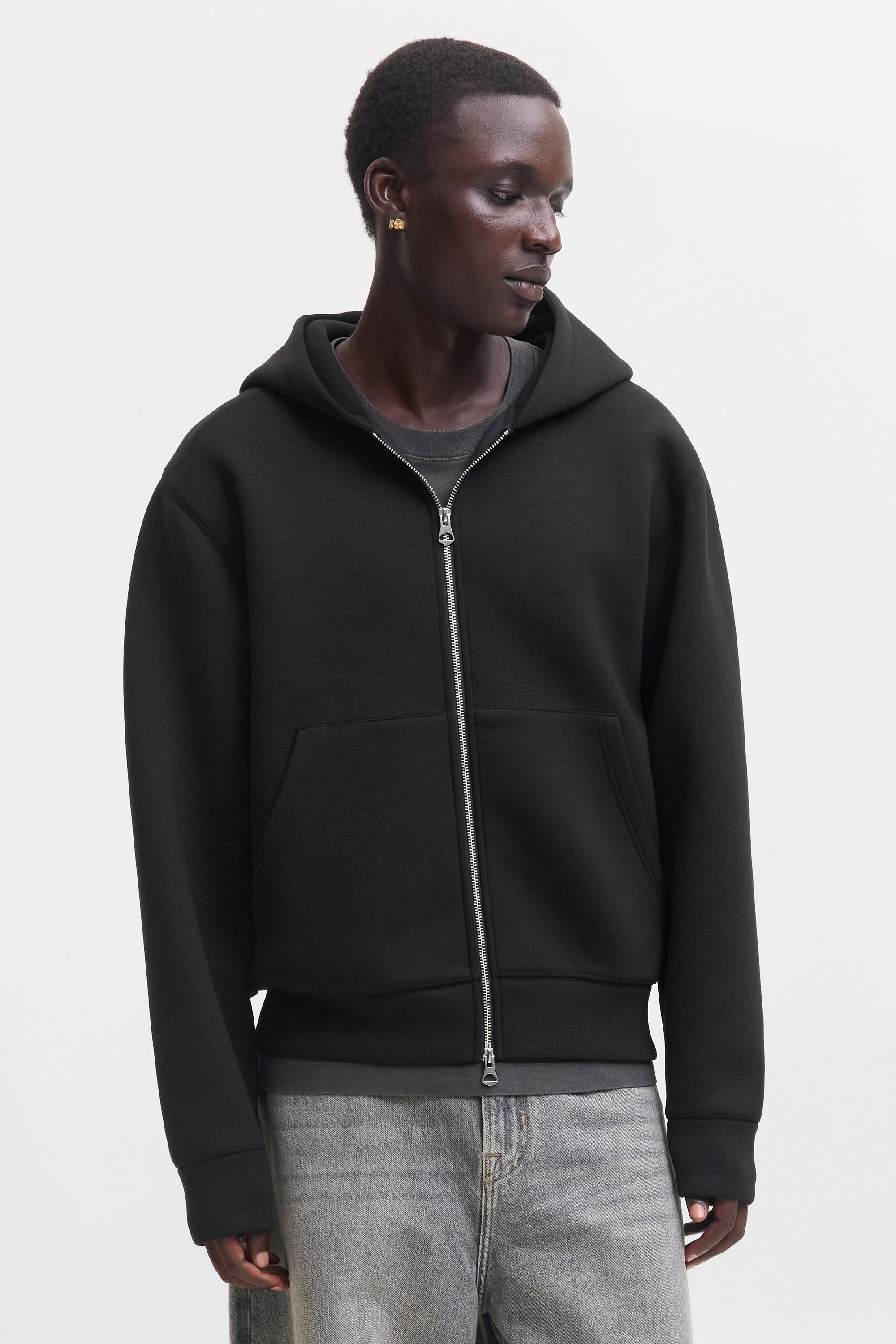 JCOLEGACY felpa con cappuccio e zip - Black