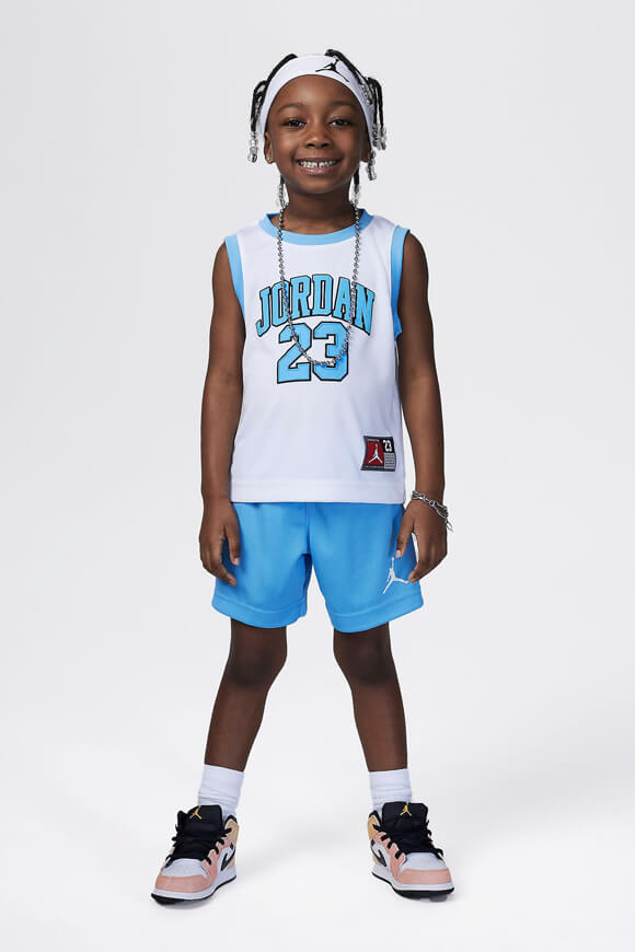 Kids-Set - University Blue + White