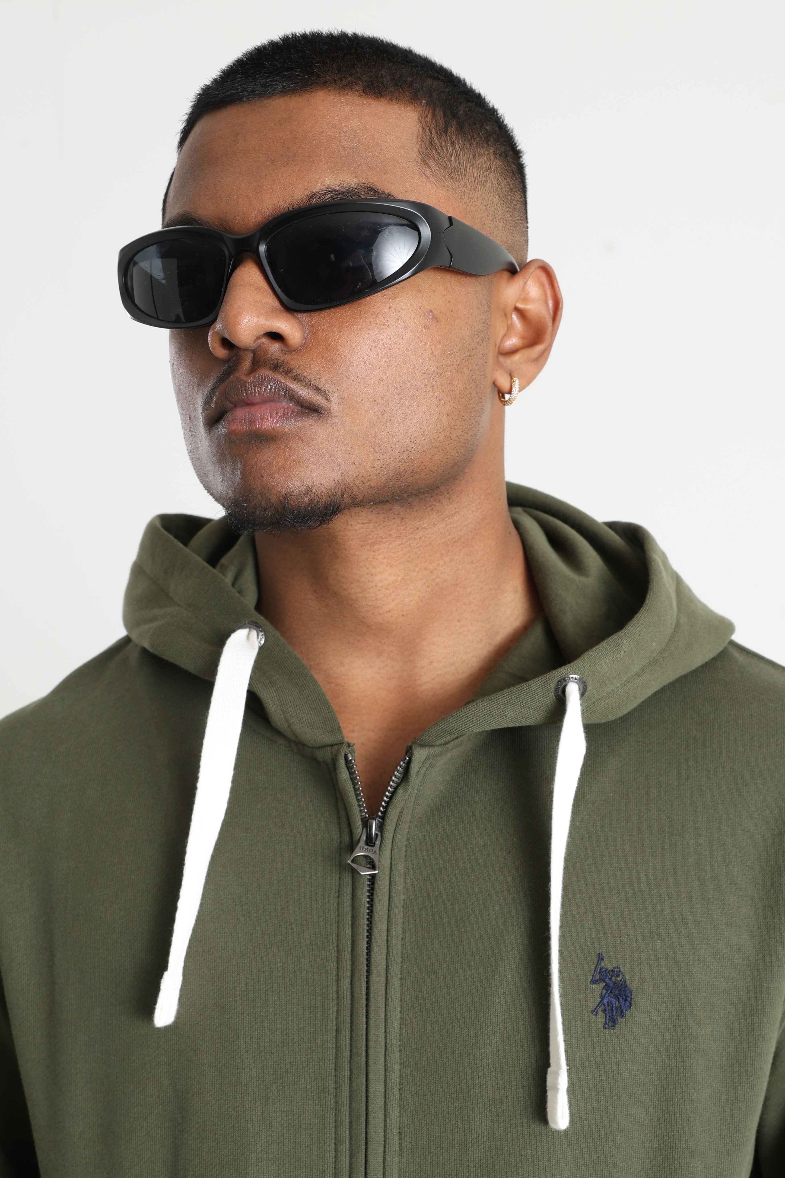 Luke Kapuzensweatjacke - Olive