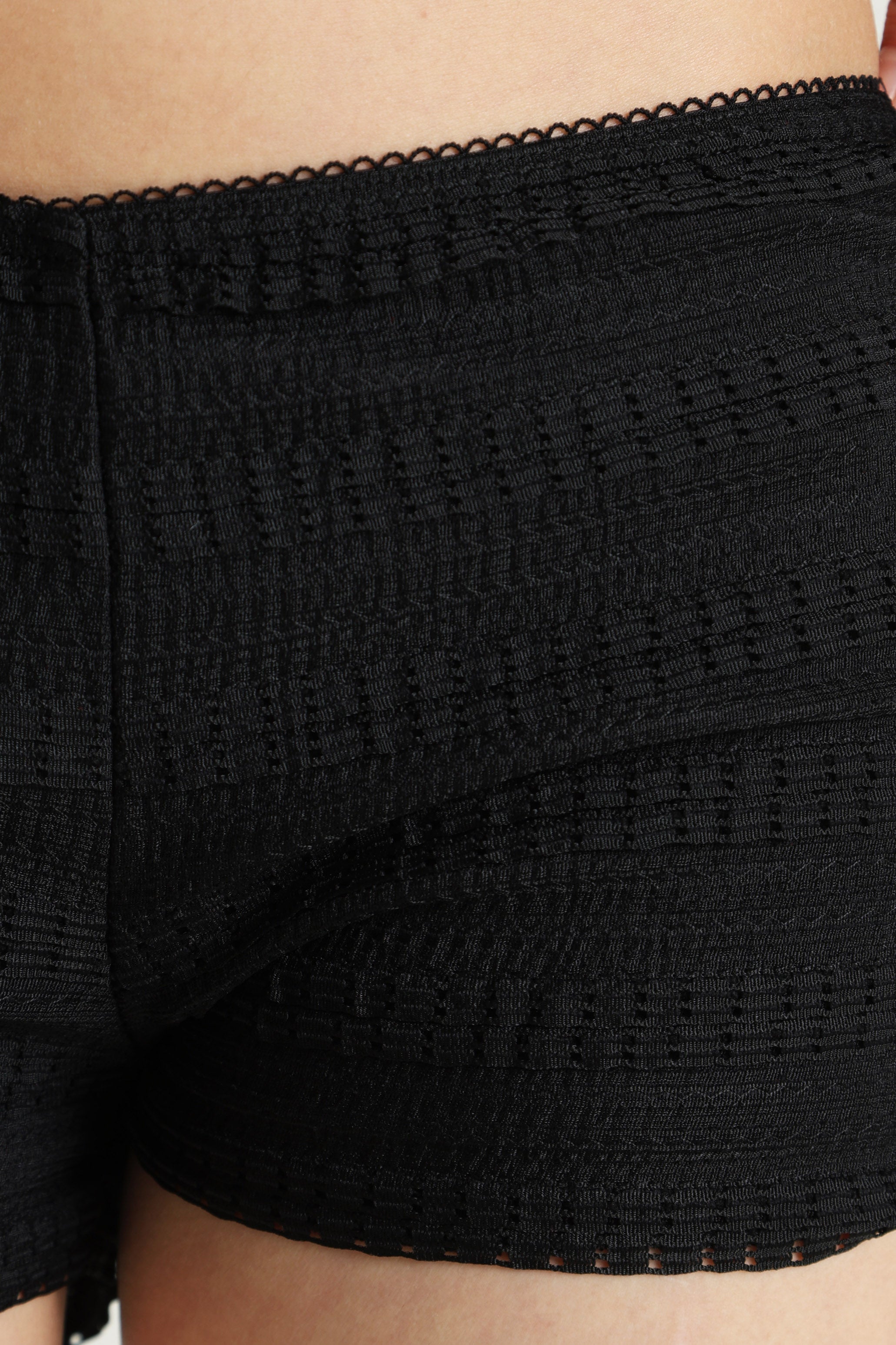 Short en dentelle - Black