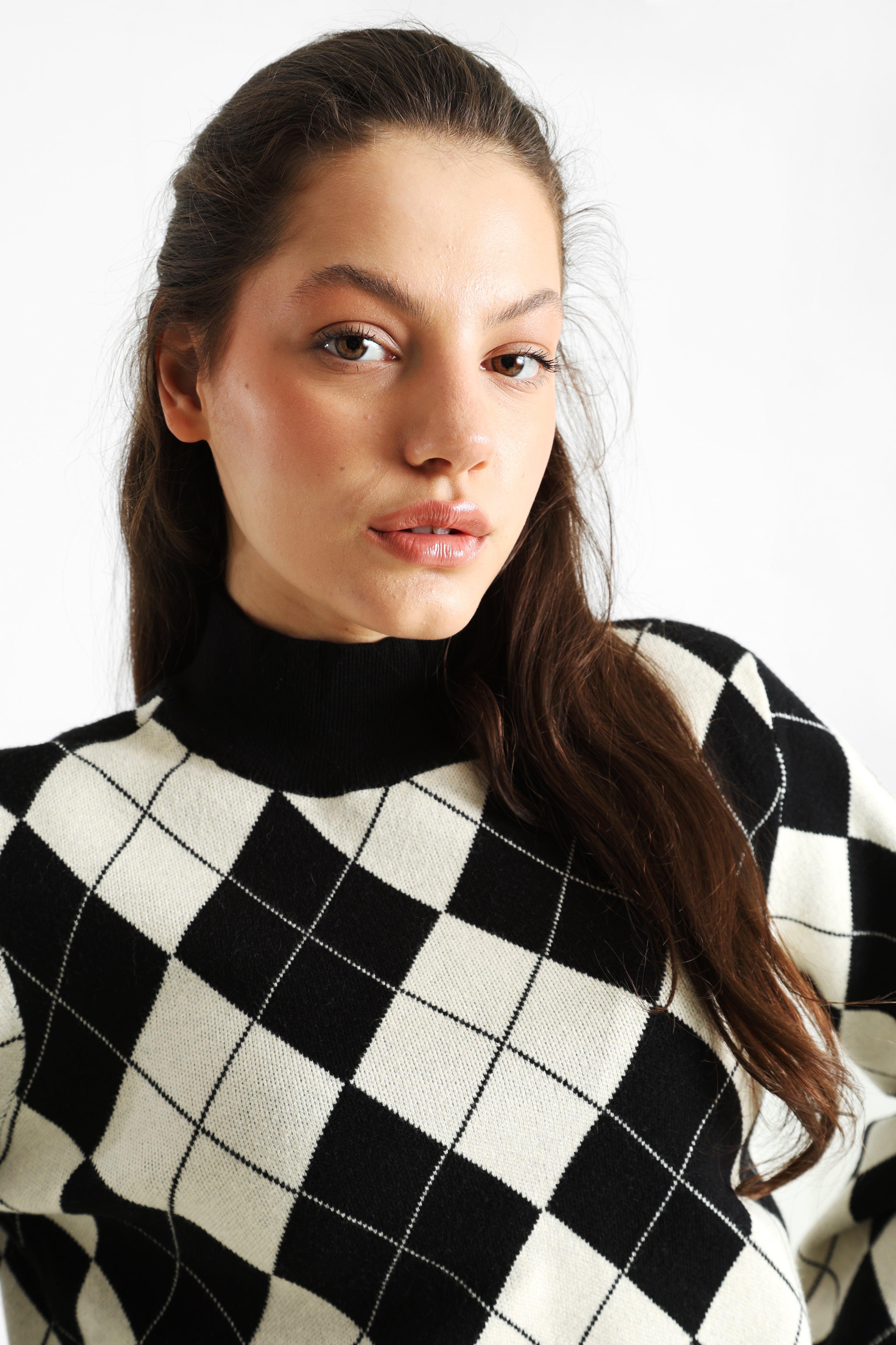 ONLANNY pull en tricot - Black + Whitecap