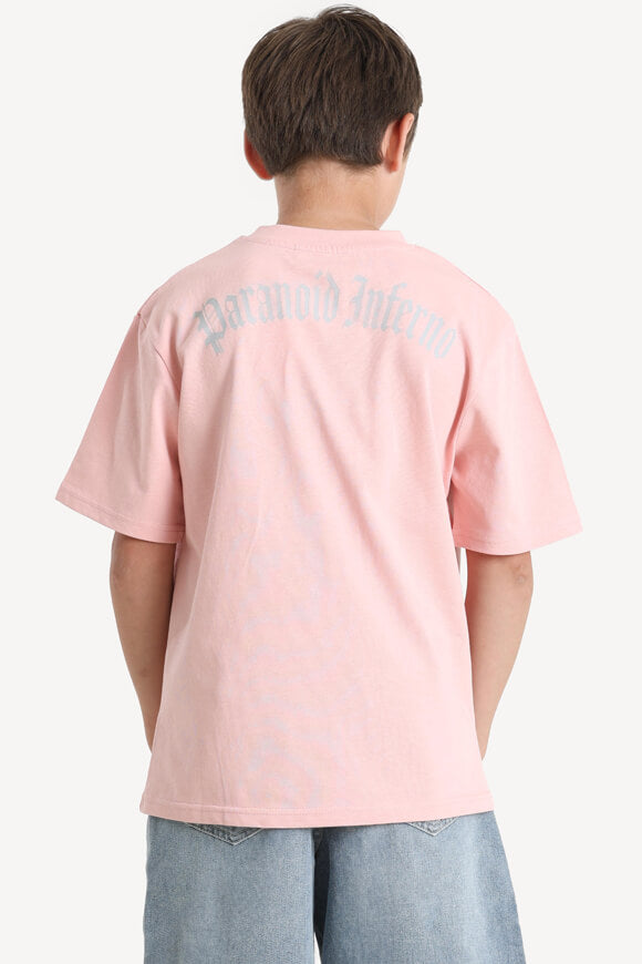 Oversize T-Shirt - Rosa + Weiss + Grau