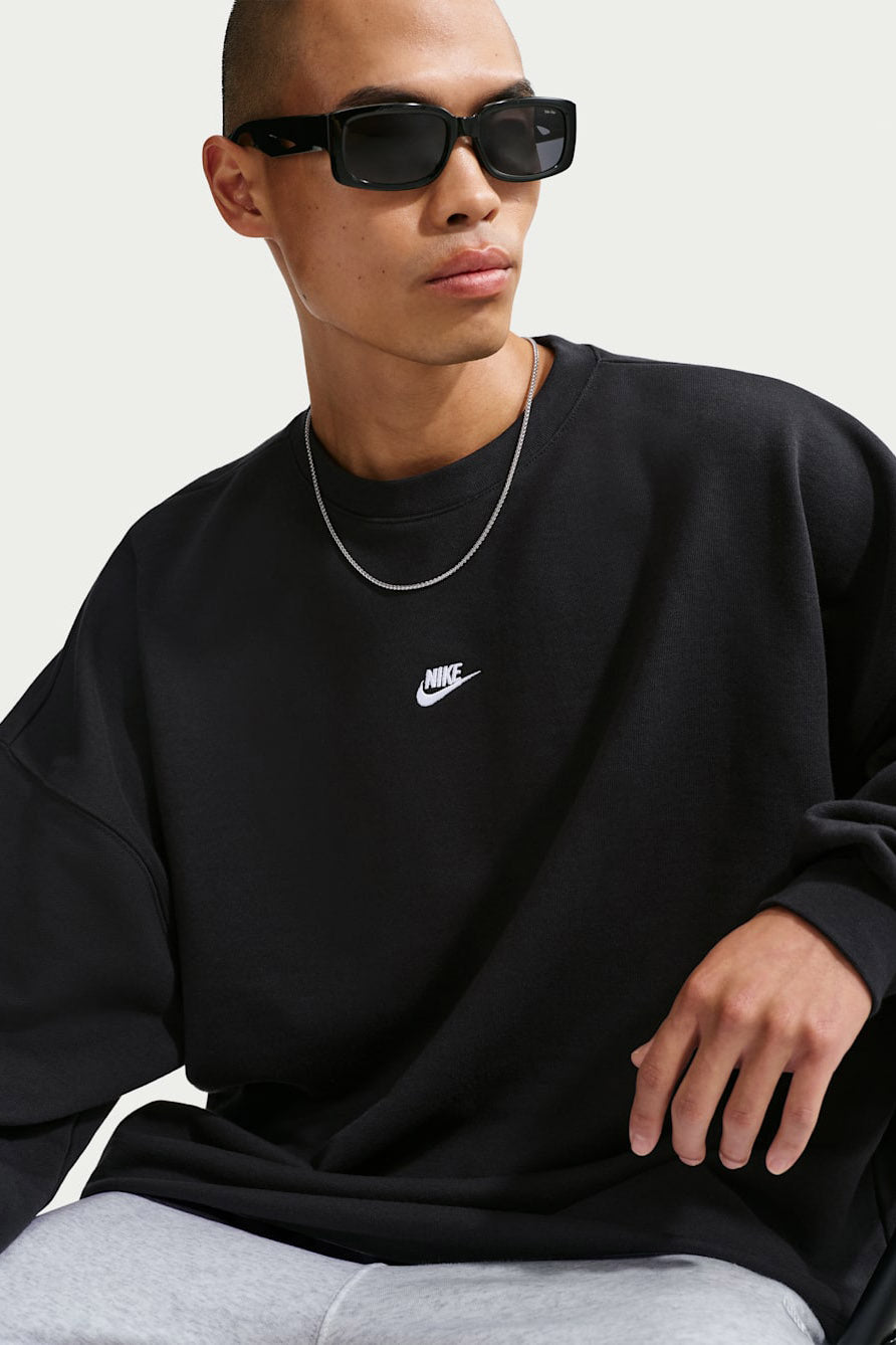 Sportswear Club Oversize Sweatshirt - Black