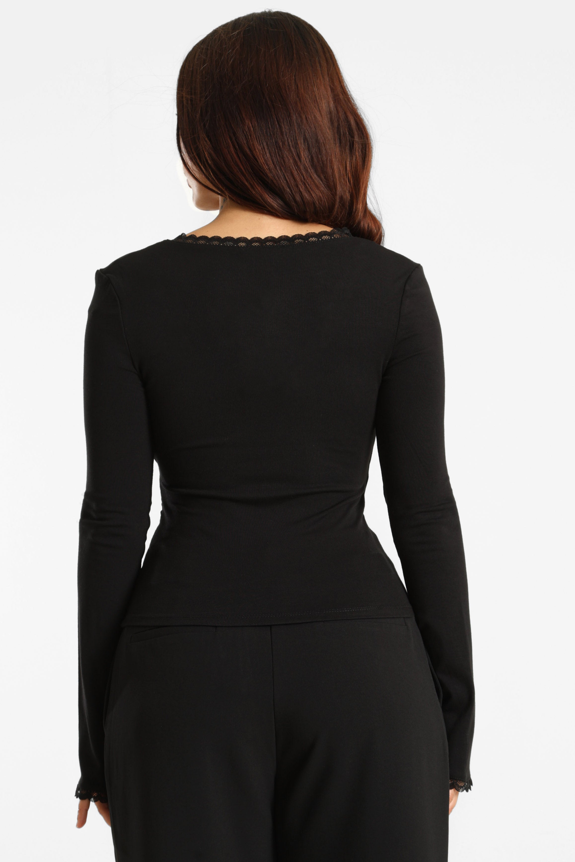 Langarmshirt - Black