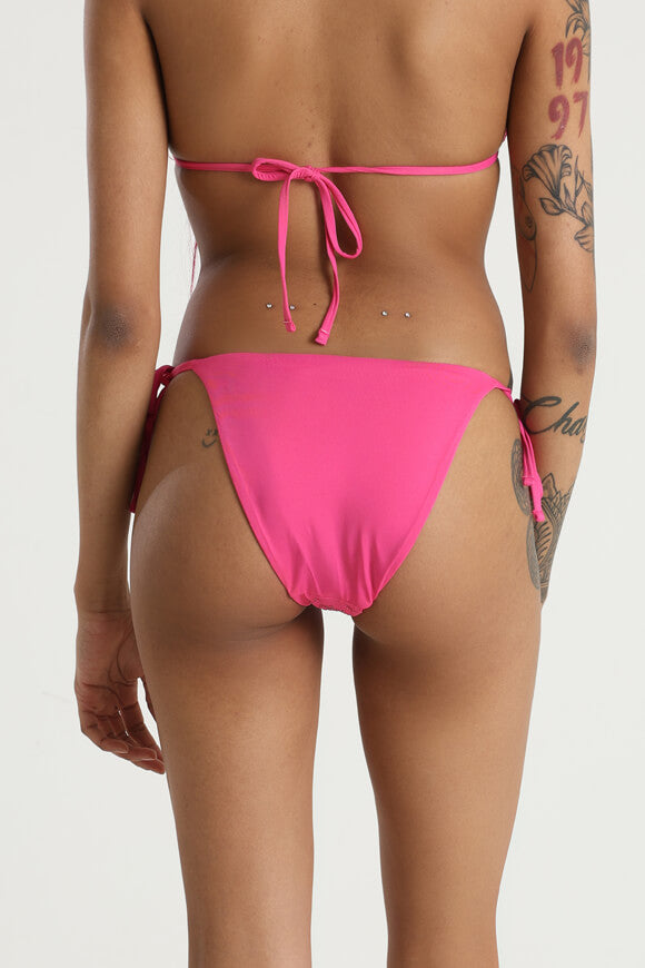 Slip bikini con strass - Striking Fuchsia