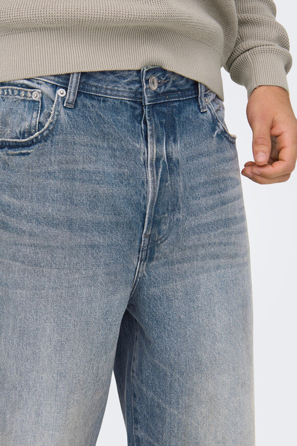 Jeans Fade Loose Fit L32 - Speciale Blu Grigio