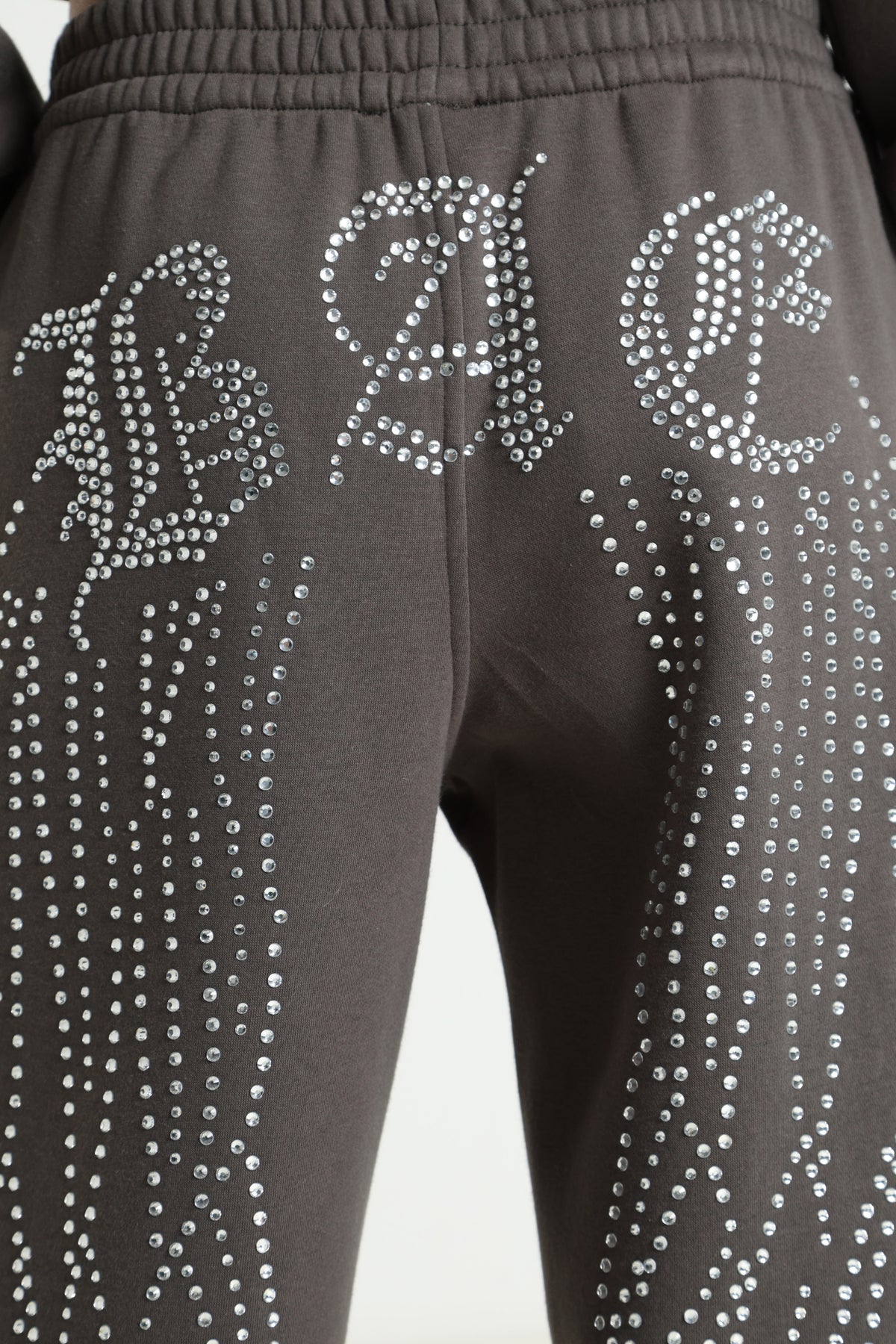 Wide-leg sweatpants - Dark Grey