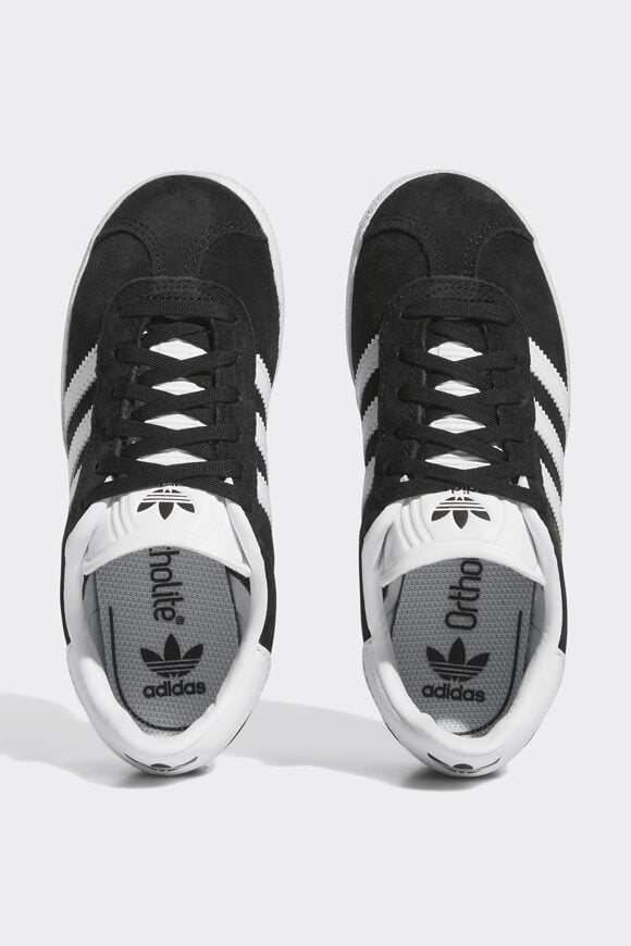 Gazelle Kids Sneaker - Core Black + Footwear White + Gold Metallic