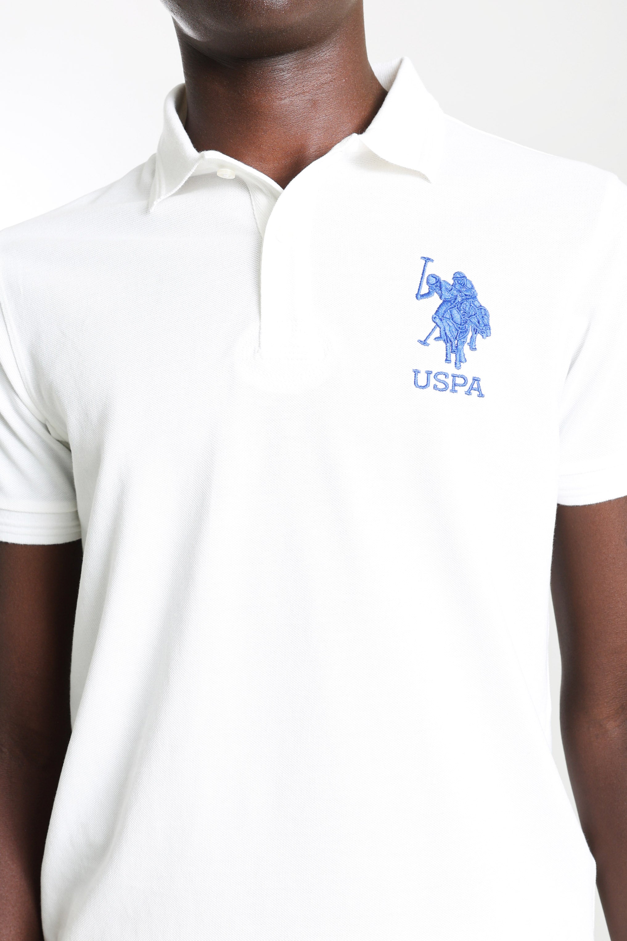 Polo Farid - White + Royal