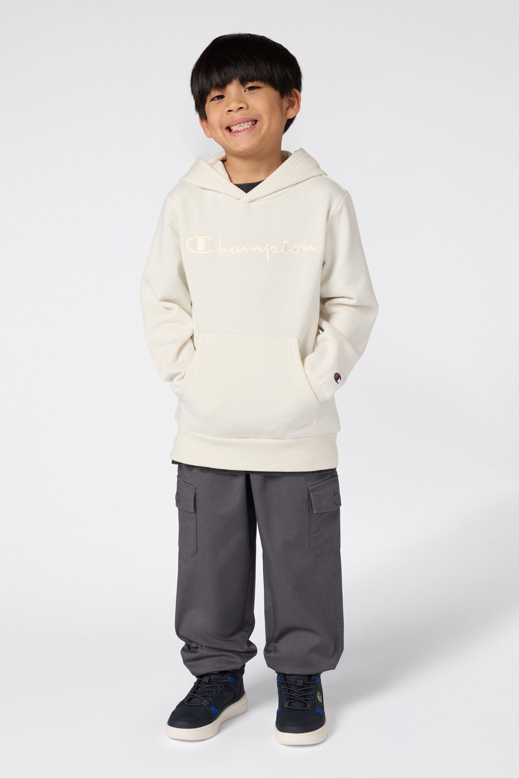 Kapuzensweatshirt - Cream