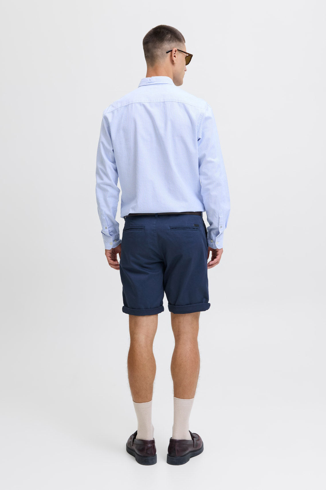 JPSTBOWIE short chino - Navy Blazer