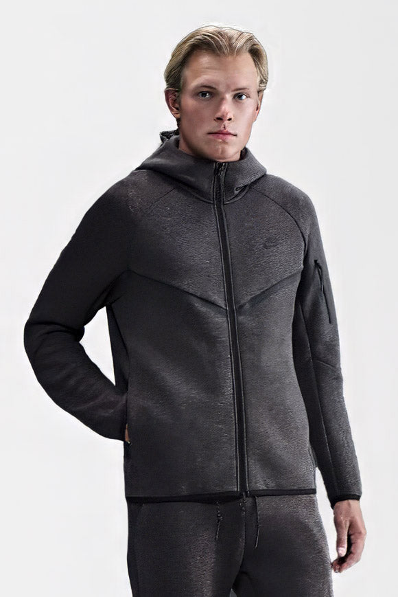 Sportswear Tech Fleece Kapuzensweatjacke - Black Heather