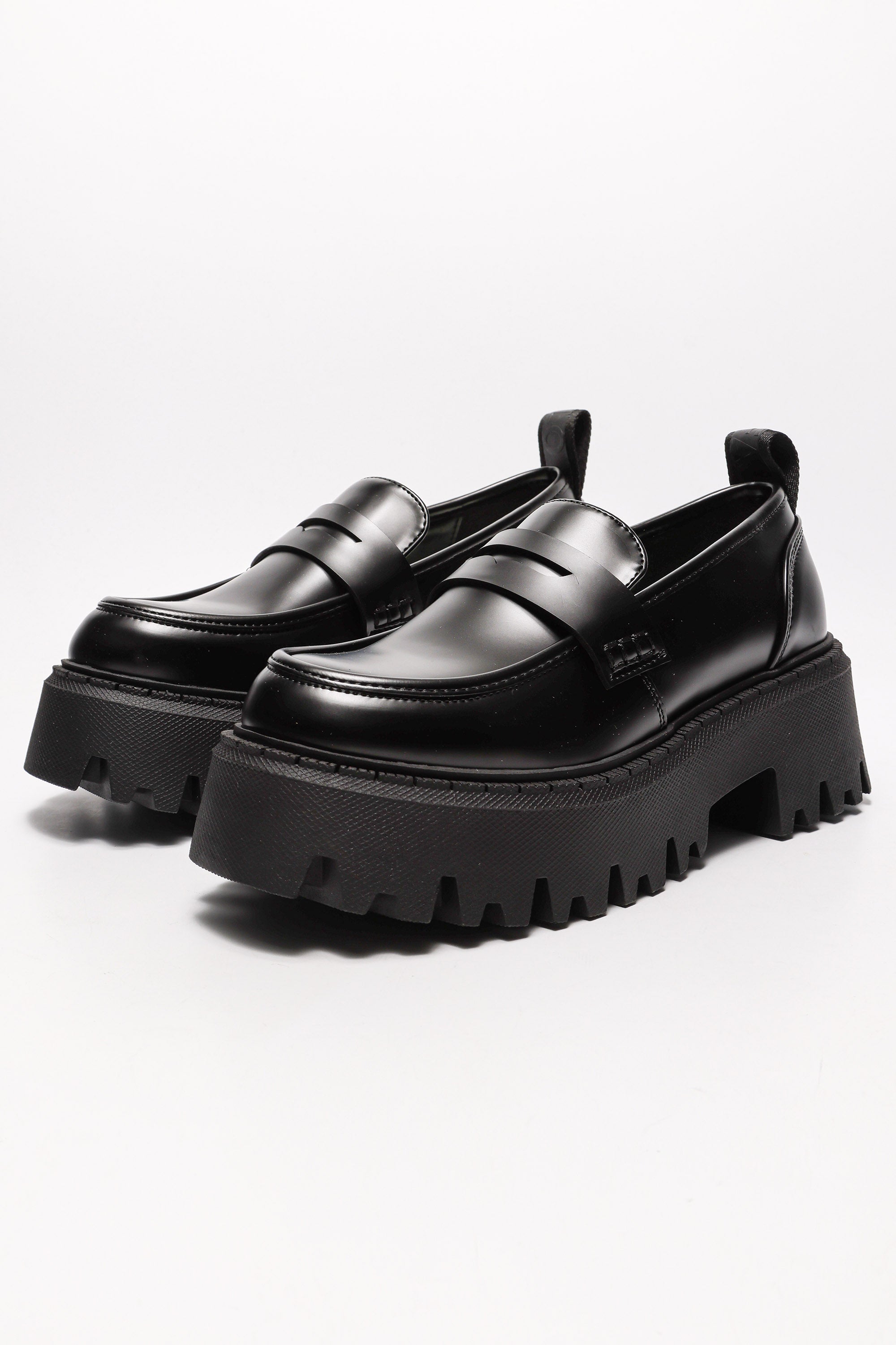 Vegan Aspen Loafers plateau - Black