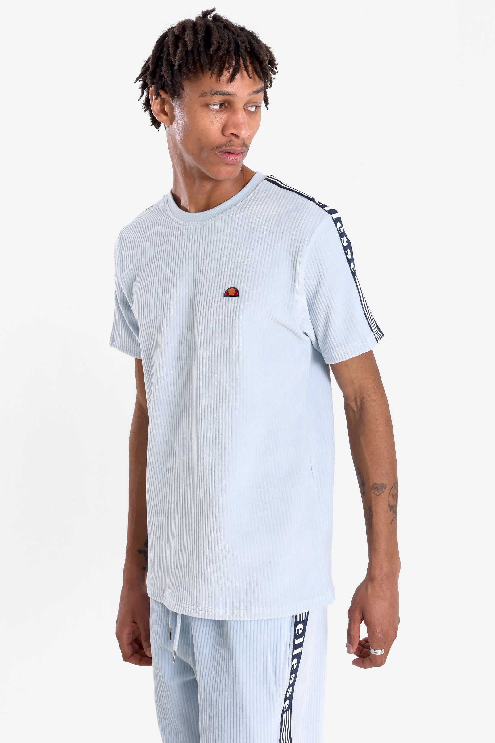 Madori Cord T-Shirt - Light Blue