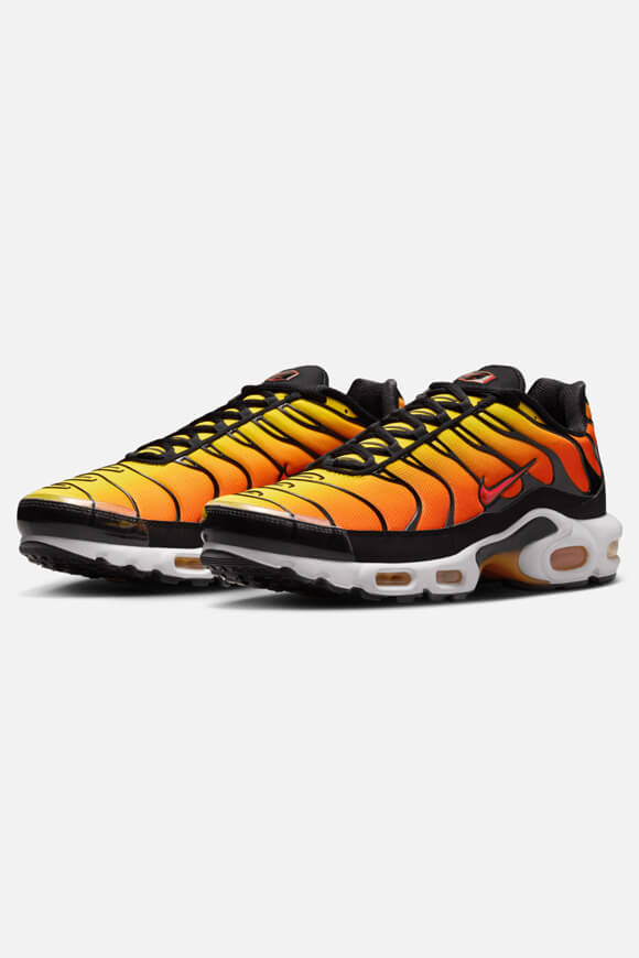 Air Max Plus Sneaker - Black + Pimento + Bright Ceramic