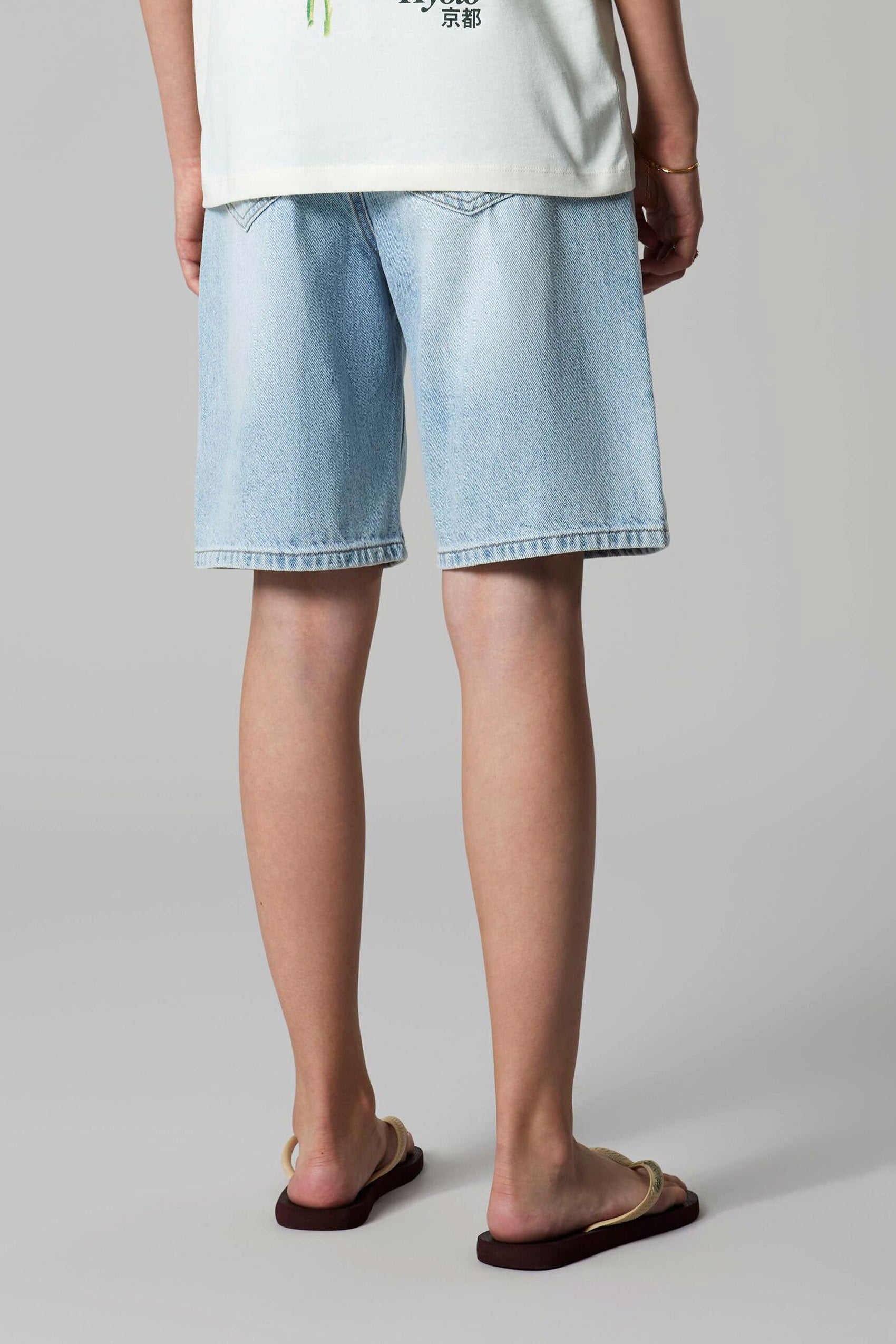 NLNBIRM Jeans Bermudashorts - Light Blue Denim