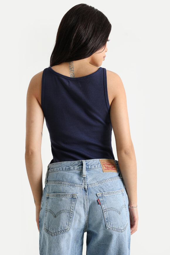 Débardeur côtelé - Bleu marine