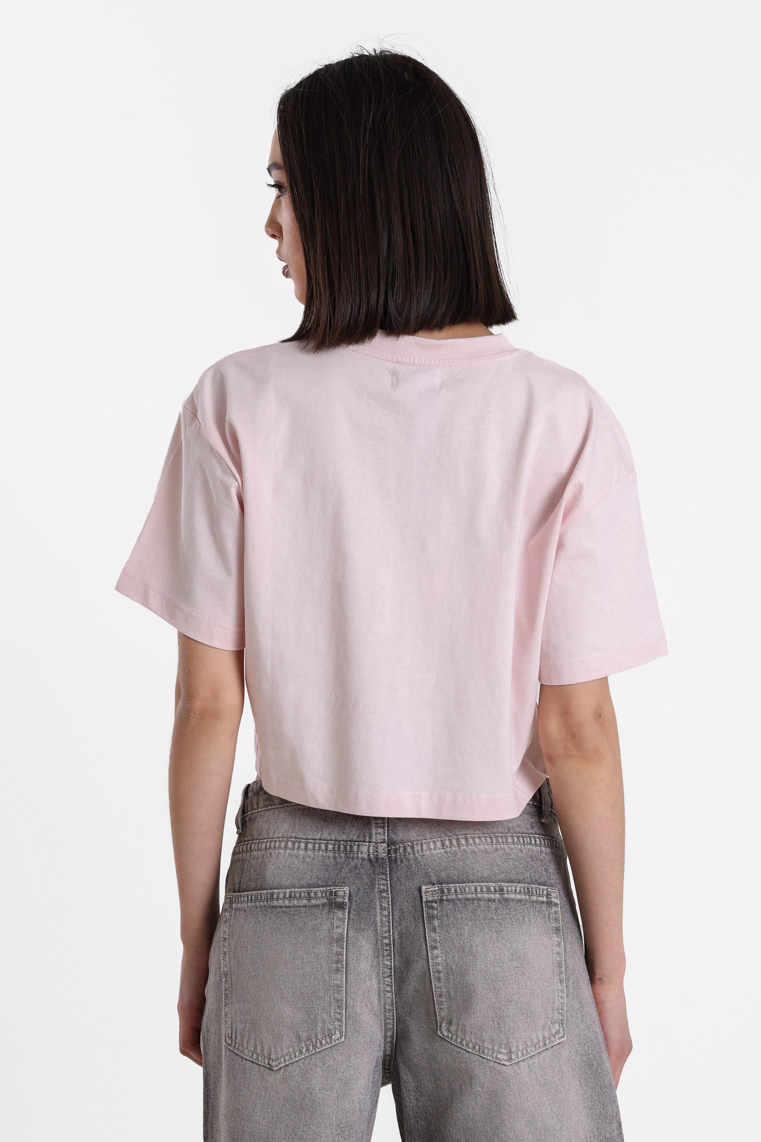 Cropped T-shirt - Pink