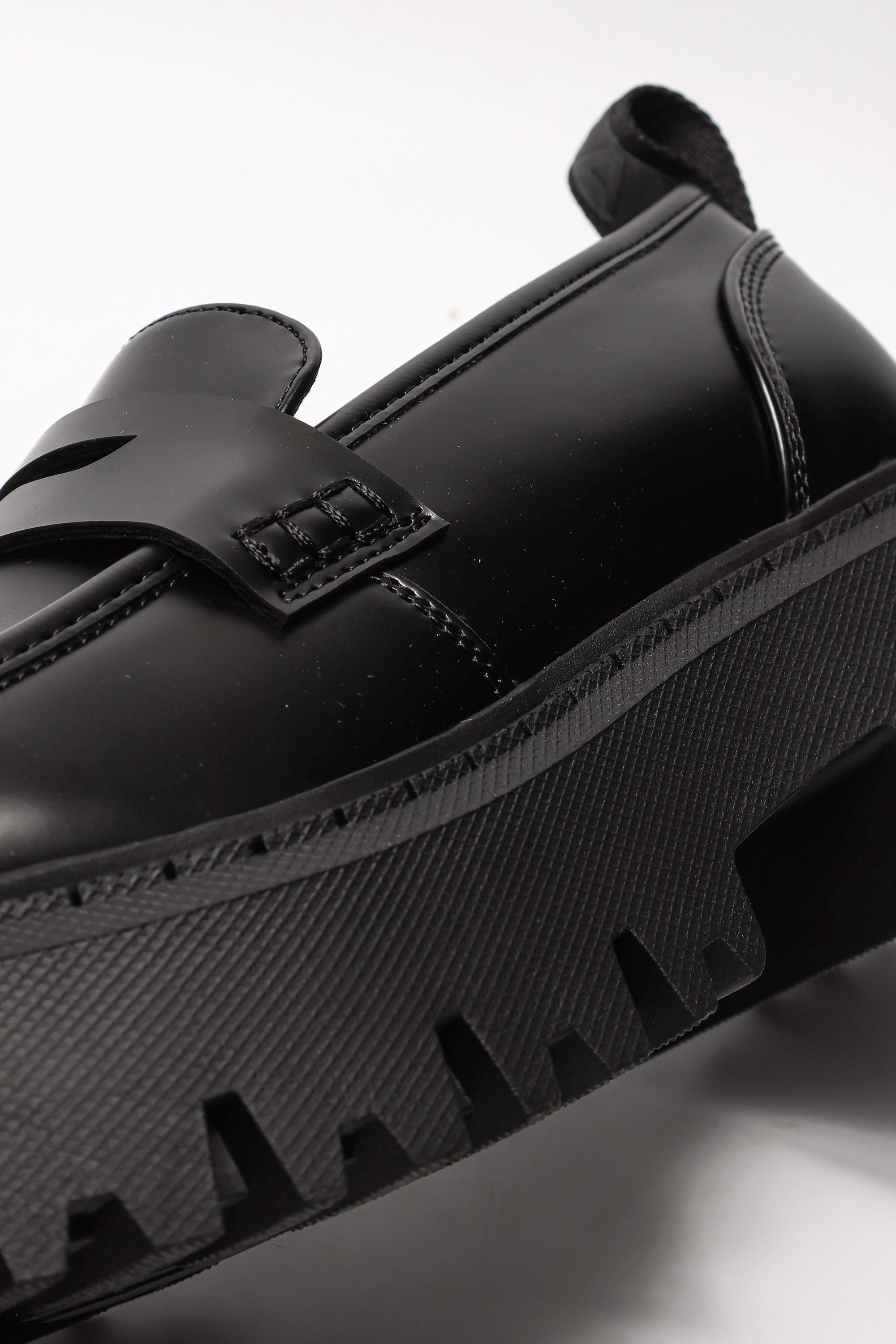 Vegan Aspen Loafers plateau - Black