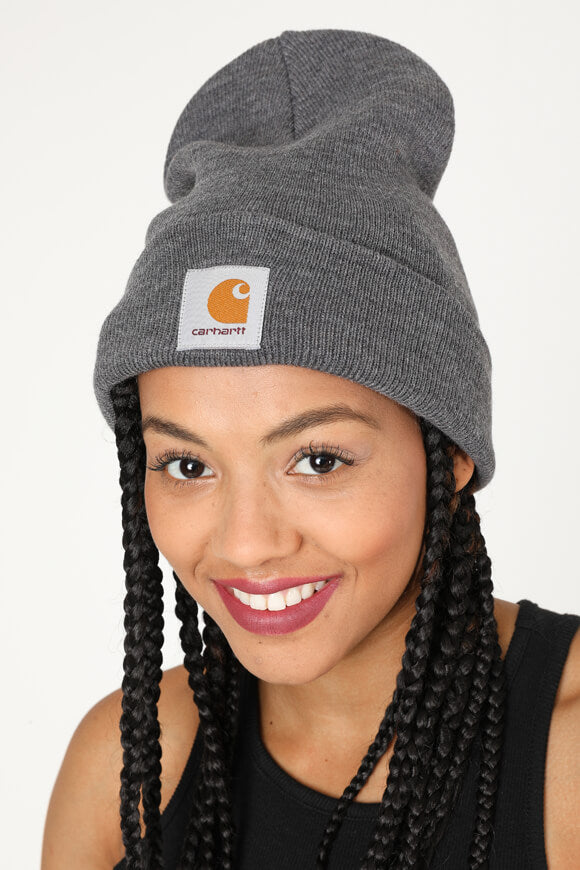 Beanie - Dunkelgrau meliert